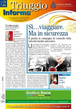 N.2 - Luglio 2013 - Comune di Triuggio