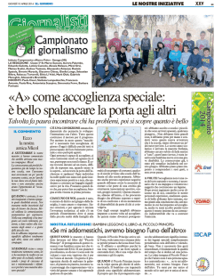 g-met - xxv - Campionato di Giornalismo il Giorno
