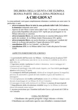 A CHI GIOVA? - Lista per Pioltello