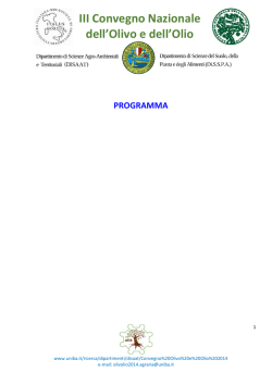 Programma - Università degli Studi di Bari