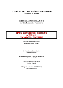 Piano della performance - Gazzetta Amministrativa