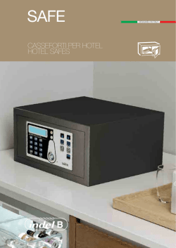 CASSEFORTI PER HOTEL HOTEL SAFES