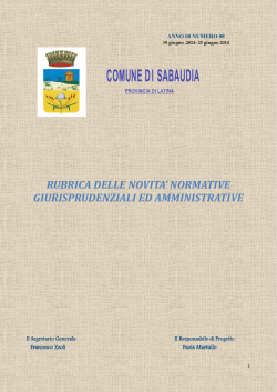 Rassegna8 - Comune di Sabaudia