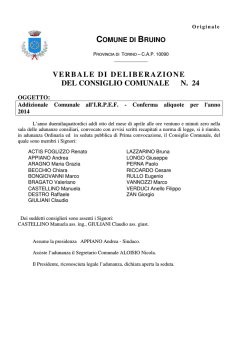 aliquote - Comune di Bruino