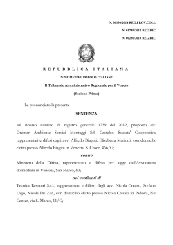 TAR n. 130 del 2014