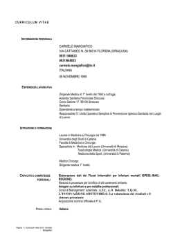 CARMELO MANGIAFICO VIA CATTANEO N. 38