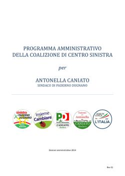 programma - PD Paderno Dugnano