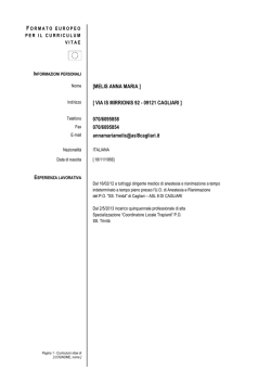 Curriculum Vitae Europeo