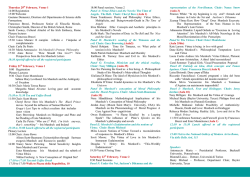 Conference Programme