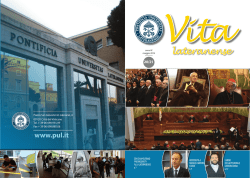 MARZO 2014 - Pontificia Università Lateranense