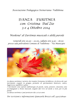 DANZA EURITMIA con Cristina Dal Zio 3 e 4