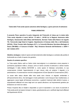 Piano operativo tutela della Trota Sarda [file ]