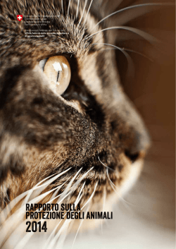 Rapporto sulla protezione degli animali - BLV