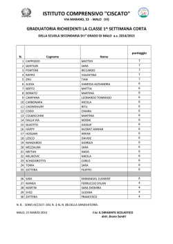 ISTITUTO COMPRENSIVO "CISCATO"