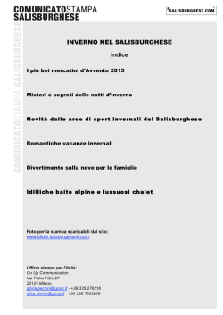 Salisburghese Inverno 2013-14 - press