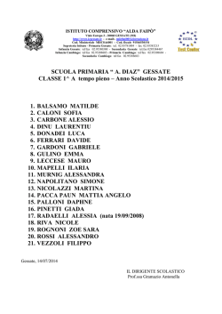 sez. A - Istituto Comprensivo "A. Faip&ograve;" di Gessate