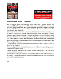 Presentazione Basket Sarezzo - XXL Bergamo Dopo tre avversari