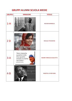 denominazioni gruppi medie