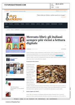 Mercato libri: gli italiani sempre pi&ugrave; vicini a lettura digitale