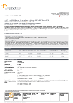 6.00% pa Multi Barrier Reverse Convertible su E.ON, GDF