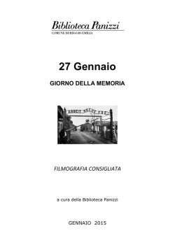 filmografia - Biblioteca Panizzi