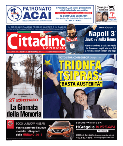 La Giornata della Memoria