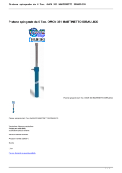 Pistone spingente da 6 Ton. OMCN 351