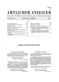 AMTLICHER ANZEIGER