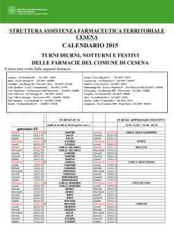 Scarica il calendario
