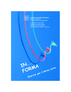 Esercizi per il dorso curvo