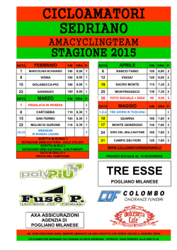 calendario 2015 prima parte