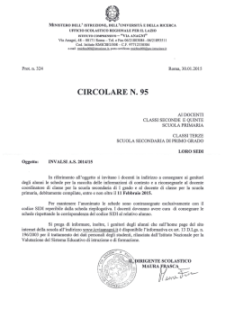 Leggi tutto - Istituto comprensivo VIA ANAGNI