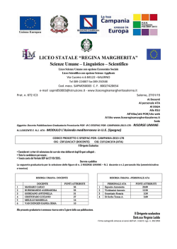 Decreti Pubblicazione Graduatorie Provvisorie