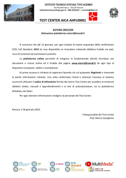 avviso 2015 / 04 - Istituto Tecnico Statale "Tito Acerbo"