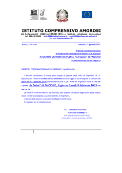 Avviso ai Coordinatori di Classe per Consegna Schede di
