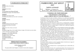 foglietto - Parrocchia di Dolo