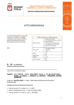 Scarica  - Sistema Puglia