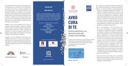 AVR&Ograve; CURA DI TE