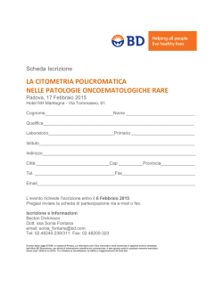 LA CITOMETRIA POLICROMATICA NELLE PATOLOGIE