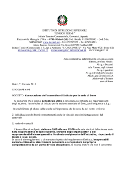 ISTITUTO DI ISTRUZIONE SUPERIORE “ENRICO