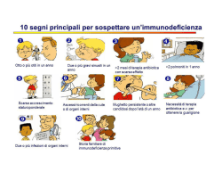 10 segni principali per sospettare un`immunodeficienza