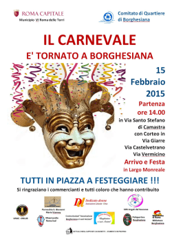 Carnevale 2015 Borghesiana