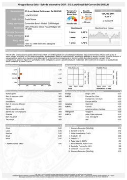 Scheda Informativa OICR : CS (Lux) Global Bal