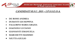 candidati rsu 2015 &ndash; ipsseoa