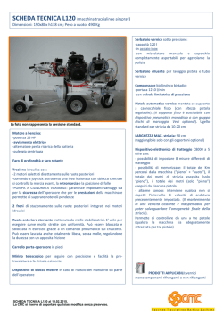 Scarica PDF scheda tecnica - CMC ...segui la linea dell`esperienza!