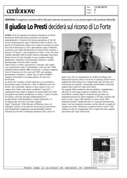 dentonove - Consiglio di Stato