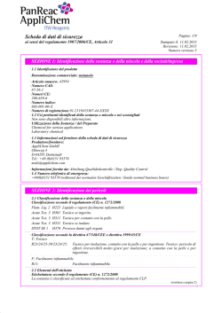 Scheda di dati di sicurezza