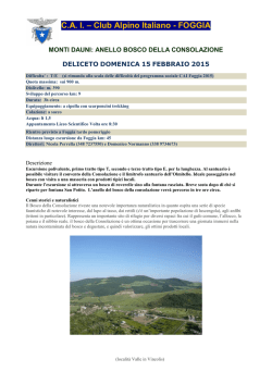 C.A. I. &ndash; Club Alpino Italiano - FOGGIA