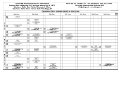 Scarica calendario corsi