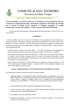 COMUNE di SAN TEODORO